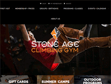 Tablet Screenshot of climbstoneage.com